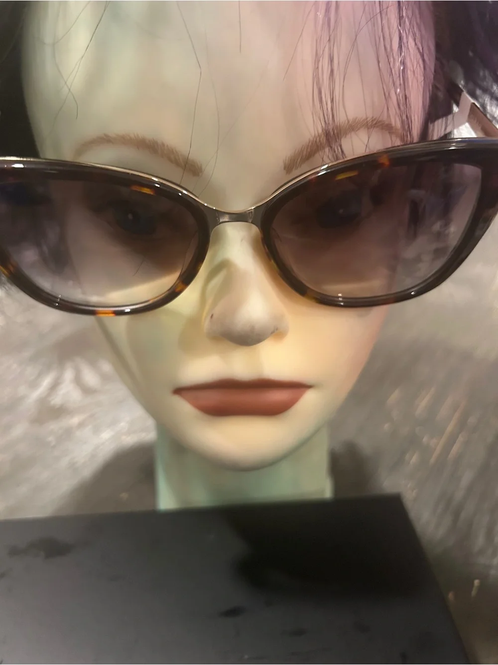 Carolina Lemke Women’s Tortoiseshell Cat-Eye Sunglasses - Brown Gradient NWT